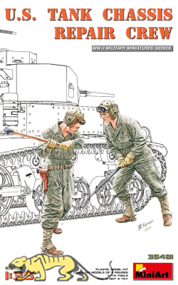 US Tank Chassis Repair Crew - 1/35