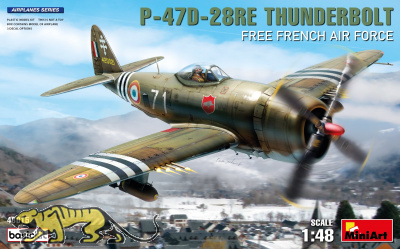 P-47D 28RE - Thunderbolt - Free French Air Force - Basic Kit - 1:48