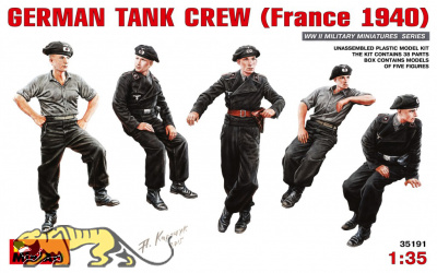 German Tank Crew - France 1940 - 1/35