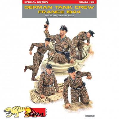 German Tank Crew 1944 - France 1944 - Special Edition - 1/35