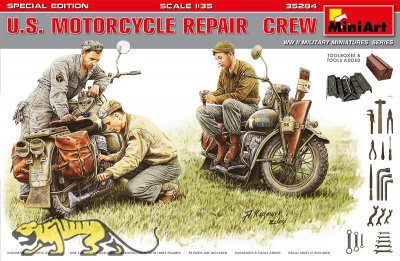 US Motorcycle Repair Crew - 1/35