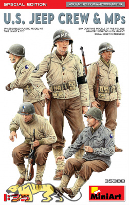 US Jeep Crew & MP's - Special Edition - 1/35