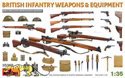 Britische Infanteriewaffen und Ausrüstung / British Infantry Weapons & Euqipment - 1:35