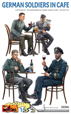 Deutsche Soldaten im Cafe - 1:35