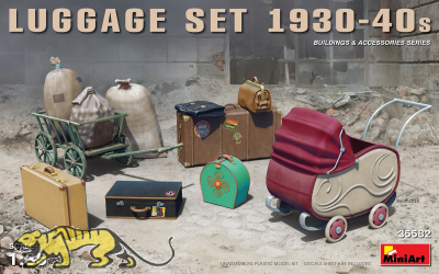 Luggage Set - 1930 - 1940s - 1/35