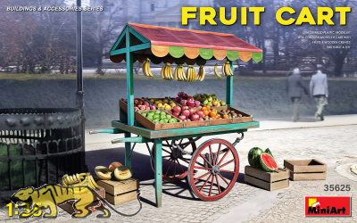 Marktkarren mit Obst / Fruit Cart - 1:35