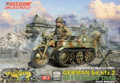 German Sd.Kfz. 2 - Kettenkraftrad - US Army captured Version - 1/16