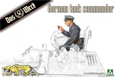 Deutscher Panzerkommandant - Figur - 1:16