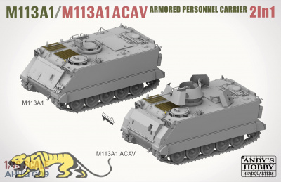 M113 U.S. Armored Personnel Carrier - 2in1 - 1/16