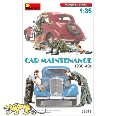 Car Maintenance - 1930 - 1940s - 1/35