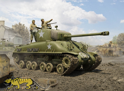 M4A1E8 Sherman - Medium Tank - 1/16