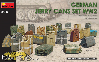 Deutsche Benzinkanister / German Jerry Cans Set - 1:35