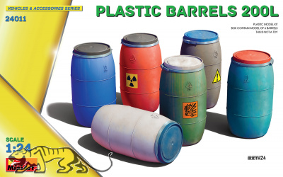 200L Kunststofffässer / Plastic Barrels - 200L - 1:24