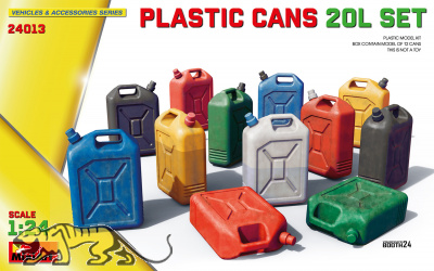 Kraftstoffkanister Kunststoff - 20L  / Plastic Cans 20L - Set - 1:24