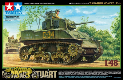 US M5A1 Stuart Light Tank - 1/48