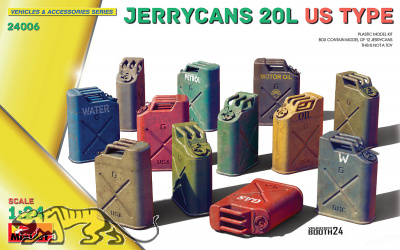 20L Benzinkanister - US Typ / Jerrycans 20L - US Type - 1:24