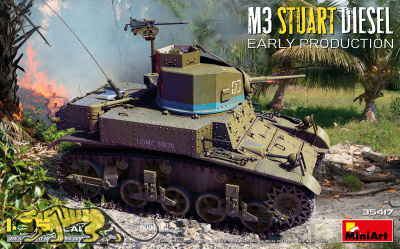 M3 Stuart - Diesel - Early Production - 1:35