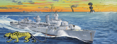 USS Fletcher DD-445 - Destroyer - 1:200