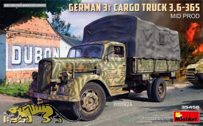 Deutscher 3t LKW 3,6-36S mittlere Produktion - 1:35