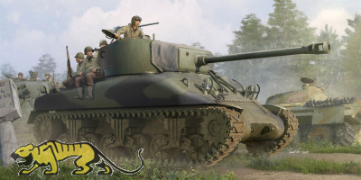 M4A1(76)W Sherman - Medium Tank - 1:16