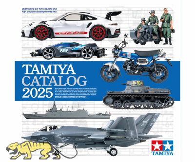 Tamiya Katalog 2025 Deutsch / Englisch / Französisch / Spanisch