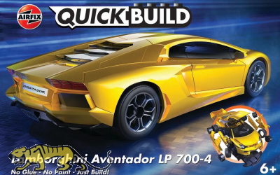 Quick Build - Lamborghini Aventador - Yellow / Gelb