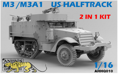 M3 / M3A1 - US Halftrack - 2in1 - 1/16