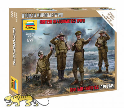 Britisches Hauptquartier - Figurenset / British Headquarters WWII - 1:72