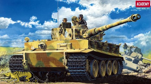 Tiger I Ausf. E frühe Produktion mit Inneneinrichtung - 1:35