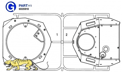 G Parts (G1 & G2) for Tamiya Panzer IV Ausf. J (56026) 1:16