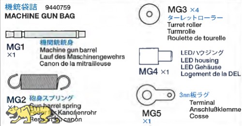 Machine Gun Bag for Panzer IV Ausf. J (56026)