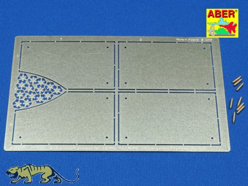 Photo Etched Armour for grilles - King Tiger 1:16 (ABER)