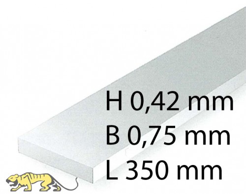 Plastic-Stripes - 0,42 x 0,75 x 350 mm (10 Pcs.)