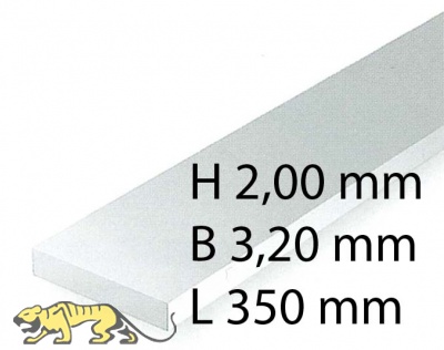 Plastic-Stripes - 2,00 x 3,20 x 350 mm (8 Pcs.)