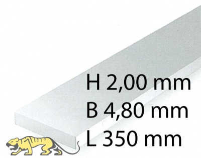 Plastic-Stripes - 2,00 x 4,80 x 350 mm (8 Pcs.)