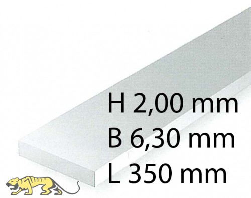 Plastic-Stripes - 2,00 x 6,30 x 350 mm (7 Pcs.)