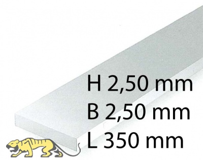 Plastic-Stripes - 2,50 x 2,50 x 350 mm (8 Pcs.)