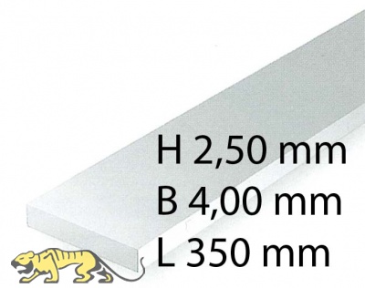 Plastic-Stripes - 2,50 x 4,00 x 350 mm (7 Pcs.)