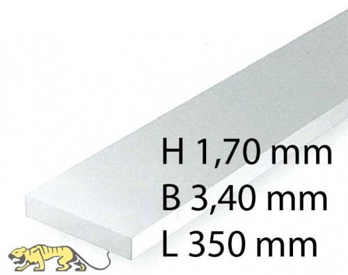 H0 Scale Strips - 1,70 x 3,40 x 350 mm (10 Pcs.)