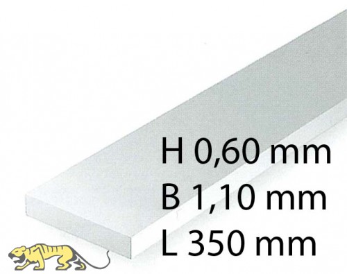 H0 Scale Strips - 0,60 x 1,10 x 350 mm (10 Pcs.)