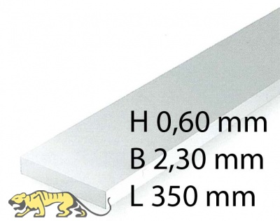 H0 Scale Strips - 0,60 x 2,30 x 350 mm (10 Pcs.)