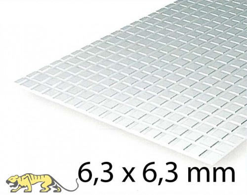 Gehweg-Platte 6,3 x 6,3 mm (1 Stück)