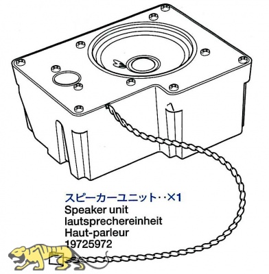 Lautsprecher für Tamiya KV-1 / KV-2 (56028, 56030) 1:16