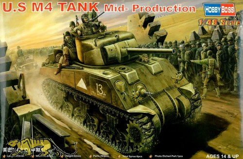 U.S. Medium Tank M4 Sherman - Mid Production - 1:48