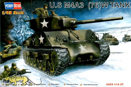 U.S. M4A3 Sherman - 76mm - 1:48