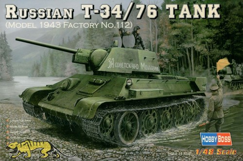 Russischer T-34/76 - Modell 1943 Factory No. 112 - 1:48