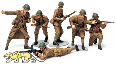 French Army Infantry Set (6 Figures) - 1/35