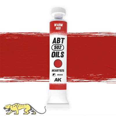 Abteilung 502 025 - Warm Red - Oil paint - 20ml