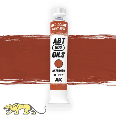 Abteilung 502 060 - Red Ochre  / Light Rust Brown - Oil paint - 20ml