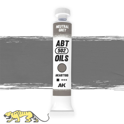 Abteilung 502 100 - Neutral Grey - Oil paint - 20ml